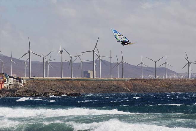 The Koster kid flying high - PWA Pozo Gran Canaria World Cup 2011  ©  John Carter / PWA http://www.pwaworldtour.com